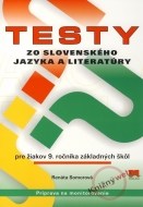 Testy zo slovenského jazyka a literatúry pre žiakov 9. ročníka základných škôl - cena, porovnanie