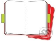 Moleskine - sada 3 malých čistých notesov (červená väzba) - cena, porovnanie