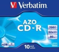 Verbatim 43327 CD-R 700MB 10ks - cena, porovnanie