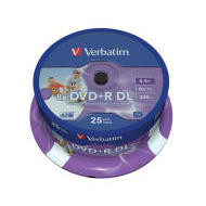 Verbatim 43667 DVD+R DL 8.5GB 25ks - cena, porovnanie