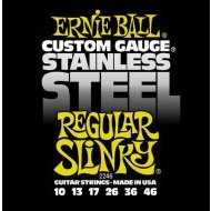 Ernie Ball Custom Gauge Stainless Steel Regular Slinky - cena, porovnanie