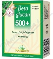 Natures Beta Glucan 500+ 30tbl - cena, porovnanie