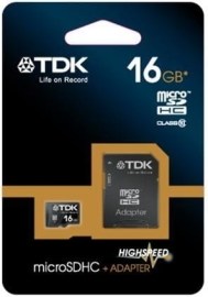 TDK Micro SDHC Class 10 16GB