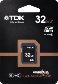 TDK SDHC Class 10 32GB