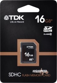 TDK SDHC Class 10 16GB