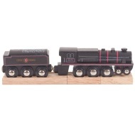 Bigjigs Rail Black 5 Engine - cena, porovnanie