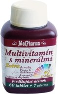 MedPharma Multivitamín s minerálmi + Extra C 67tbl - cena, porovnanie