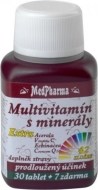MedPharma Multivitamín s minerálmi + Extra C 37tbl - cena, porovnanie