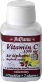 MedPharma Vitamín C 1000mg so šípkami 37tbl