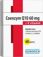 Generica Coenzym Q10 + Vitamín E 60tbl - cena, porovnanie