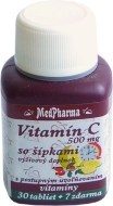 MedPharma Vitamín C 500mg so šípkami 37tbl - cena, porovnanie