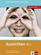 Aussichten A1.1 - nemecká učebnica s pracovným zošitom vr. CD a 1 DVD - cena, porovnanie