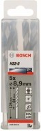 Bosch Vrták do kovu HSS-G 135° DIN 338 pr.8.9mm 5ks 2608585514 - cena, porovnanie