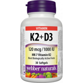 Webber Naturals Vitamín K2 + D3 30tbl