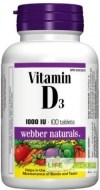 Webber Naturals Vitamín D3 1000 IU 100tbl - cena, porovnanie