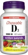 Webber Naturals Vitamín D3 1000 IU 180tbl - cena, porovnanie