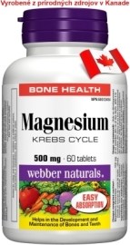 Webber Naturals Magnezium 500mg 60tbl