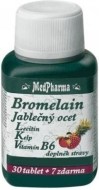 MedPharma Bromelain + Jablčný ocot + Lecitin 37tbl - cena, porovnanie