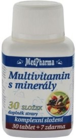 MedPharma Multivitamín s minerálmi 37tbl