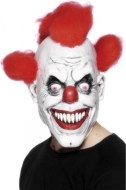 Maska červený zlý klaun