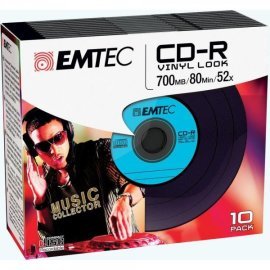 Emtec ECOC801052SLVY CD-R 700MB 10ks
