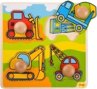 Bigjigs Toys Vkladacie puzzle - Stavebné stroje - cena, porovnanie