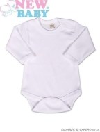 New Baby Body dlhý rukáv biele - cena, porovnanie