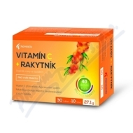 Noventis Vitamín C + Rakytník 40tbl - cena, porovnanie