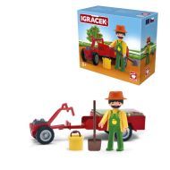 Igraček IGRÁČIK – Záhradník s traktorom a doplnkami - cena, porovnanie