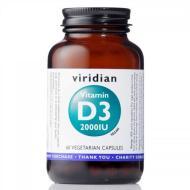 Viridian Vitamín D3 2000IU 60tbl - cena, porovnanie