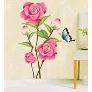 Veselá Stena Samolepka Ružové ruže - cena, porovnanie