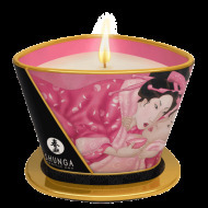 Shunga Libido Massage Candle Rose Petals 170ml - cena, porovnanie