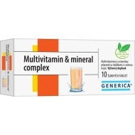 Generica Multivitamin & mineral complex 10tbl - cena, porovnanie