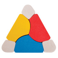 Bigjigs Toys Drevená hračka Triangel Twister - cena, porovnanie