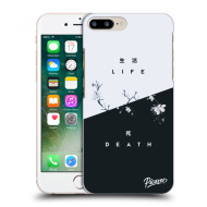 Picasee Silikónový prehľadný obal pre Apple iPhone 8 Plus - Life - Death - cena, porovnanie