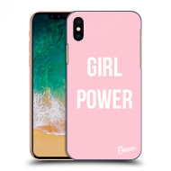 Picasee Silikónový prehľadný obal pre Apple iPhone X/XS - Girl Power - cena, porovnanie