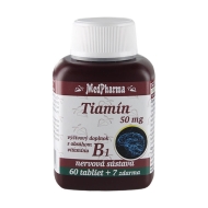 MedPharma Tiamín 50mg 60+7tbl - cena, porovnanie