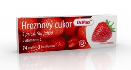 Dr. Max Pharma Hroznový cukor s vitamínom C 14ks