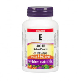 Webber Naturals Vitamín E 120tbl