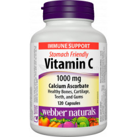 Webber Naturals Vitamín C askorbát vápenatý 120tbl