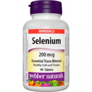 Webber Naturals Selenium 200mcg 90tbl - cena, porovnanie