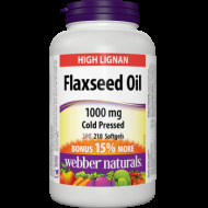 Webber Naturals Flaxseed Oil 210tbl - cena, porovnanie