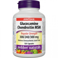 Webber Naturals Glukosamine Chondroitin MSM 120tbl - cena, porovnanie