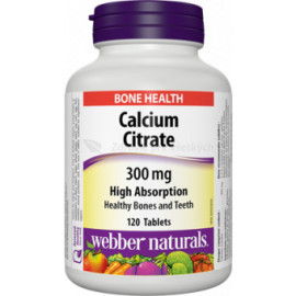 Webber Naturals Calcium Citrate 120tbl