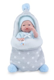 Marina & Pau 210-BP kúpacie bábätko New Born chlapček s fusakom