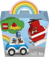 Lego DUPLO 10957 Hasičský vrtuľník a policajné auto - cena, porovnanie