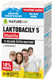 Swiss Natural Laktobacily 5 Imunita 33tbl