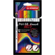Stabilo Pen 68 brush ARTY sada 12ks - cena, porovnanie