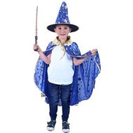 Rappa Modrý čarodejnícky plášť s klobúkom - cena, porovnanie