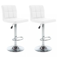 vidaXL Barové stoličky 2 ks umelá koža / kov 323633 - cena, porovnanie